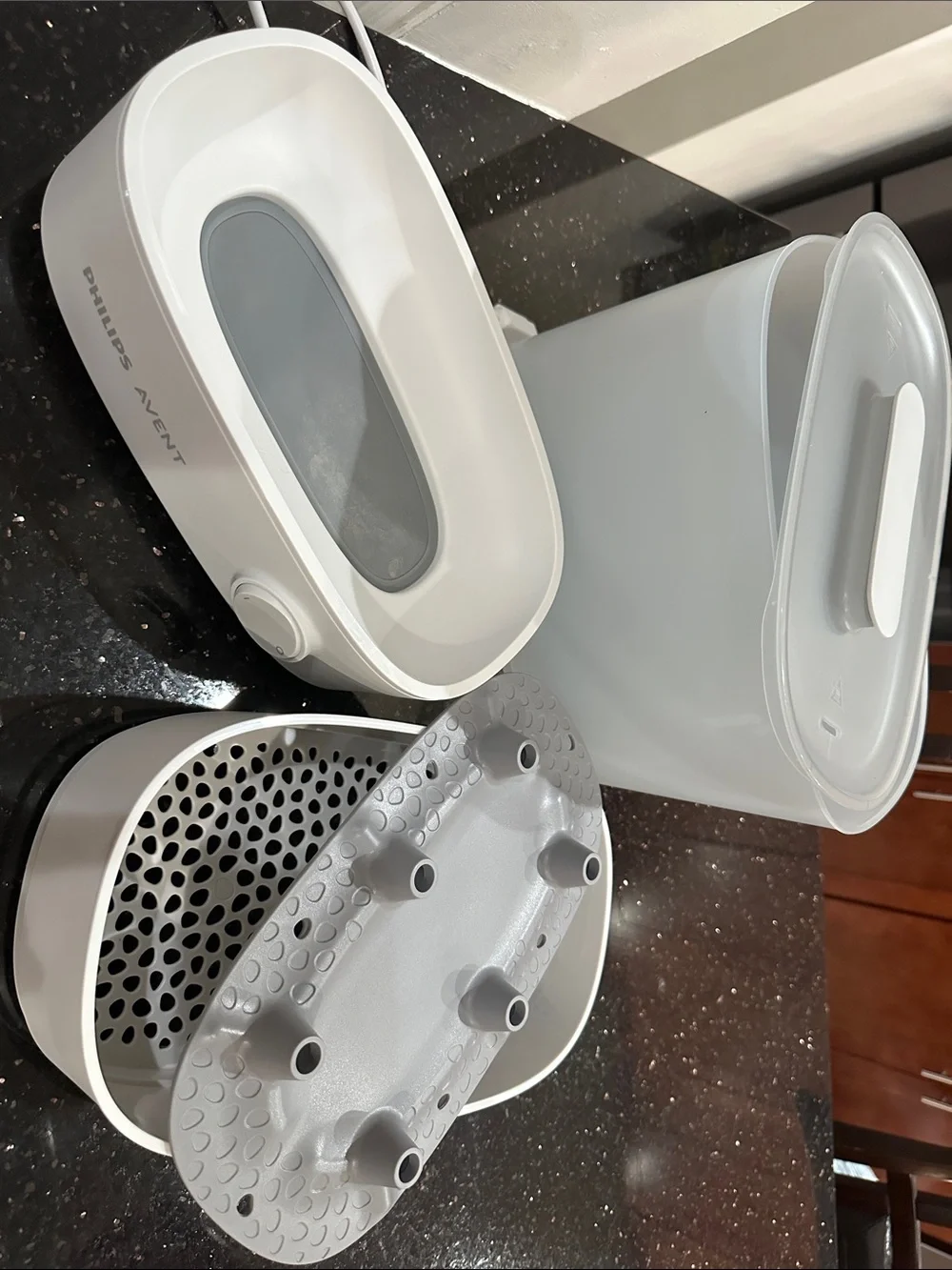Philips Avent Grey and White Bottle Sterilizer Accessory Set